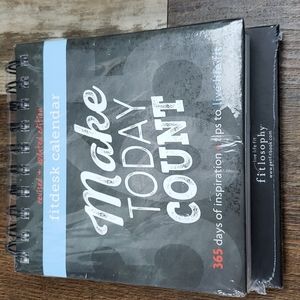 NEW in Plastic Fitlosophy Inspirational Desktop Calendar